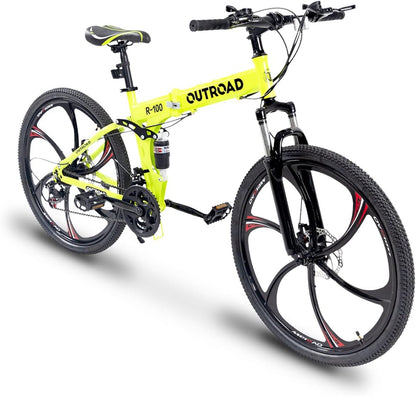 
OUTROAD bicycle details and lifestyle image
