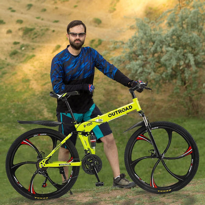 
OUTROAD bicycle details and lifestyle image