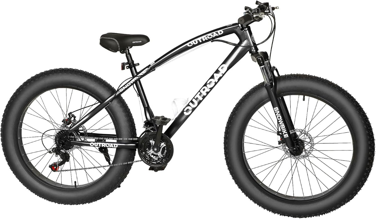 
OUTROAD bicycle details and lifestyle image