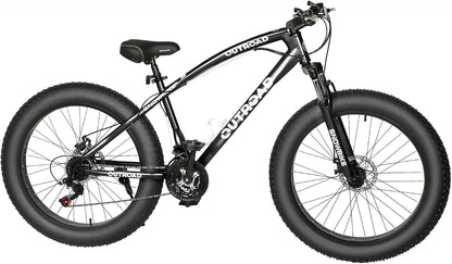 
OUTROAD bicycle details and lifestyle image