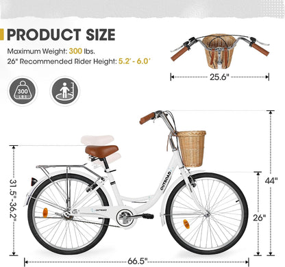 
OUTROAD bicycle details and lifestyle image