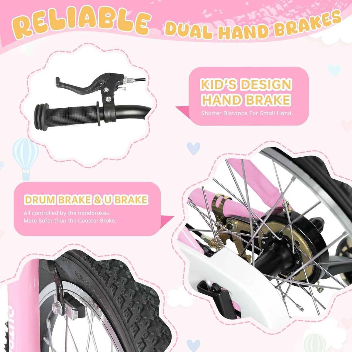 
OUTROAD bicycle details and lifestyle image