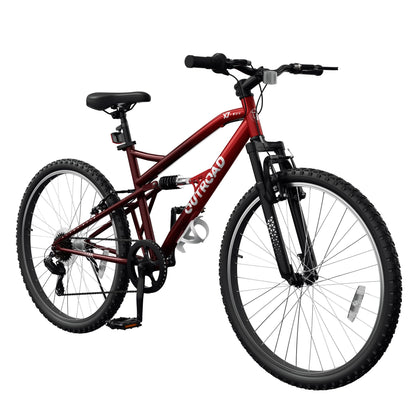 
OUTROAD 26-Inch Mountain Bike — Red
