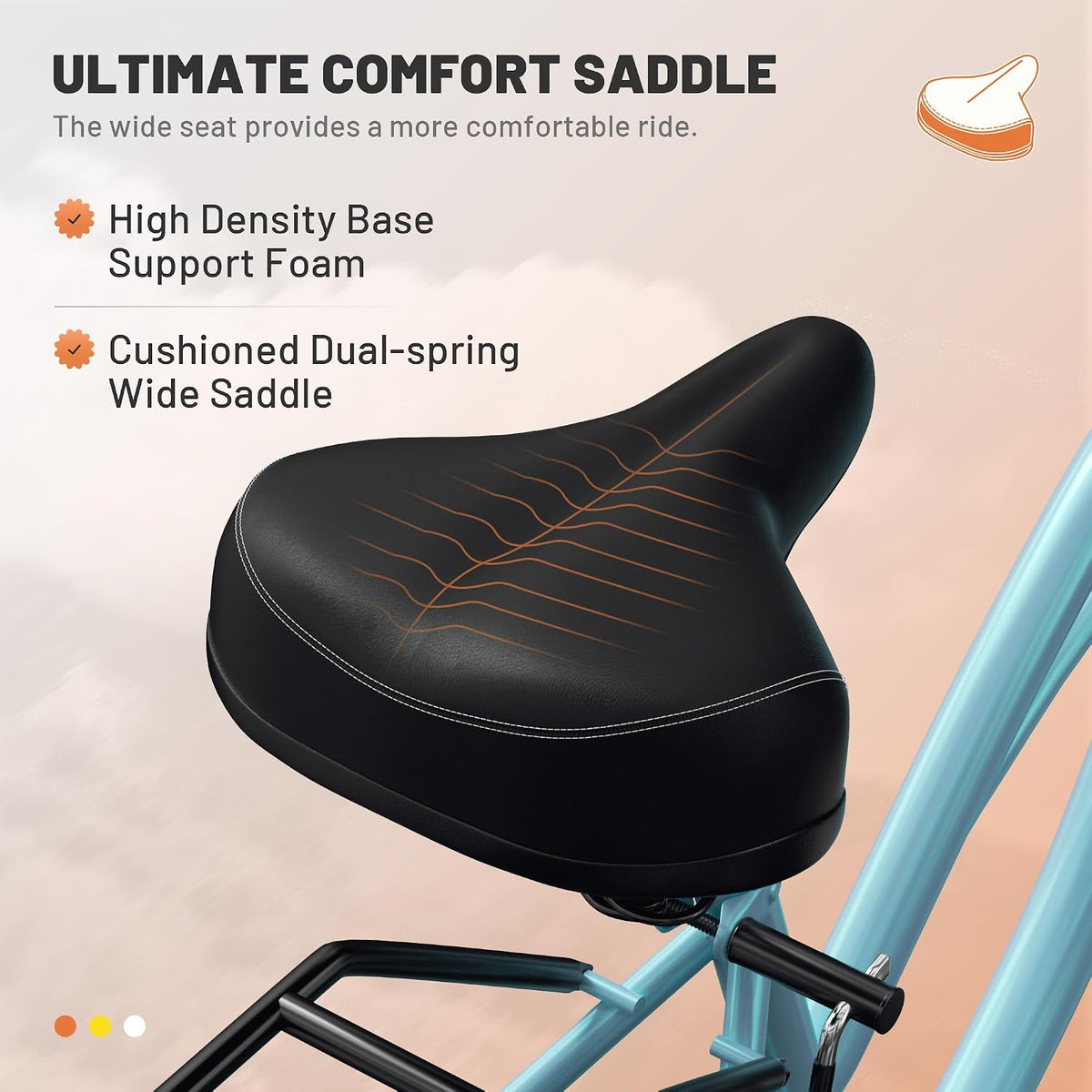 
OUTROAD bicycle details and lifestyle image