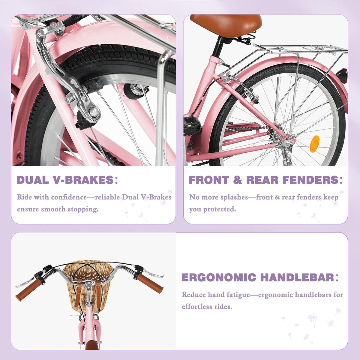 
OUTROAD bicycle details and lifestyle image