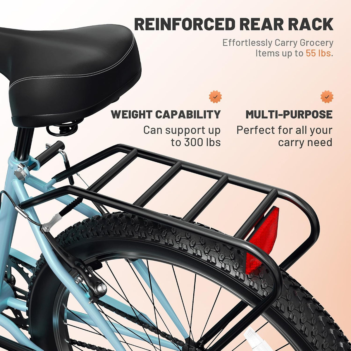 
OUTROAD bicycle details and lifestyle image