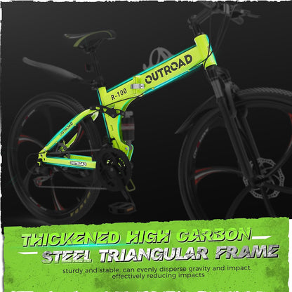 
OUTROAD bicycle details and lifestyle image