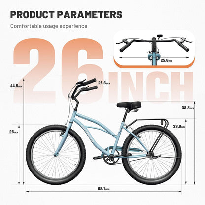 
OUTROAD bicycle details and lifestyle image