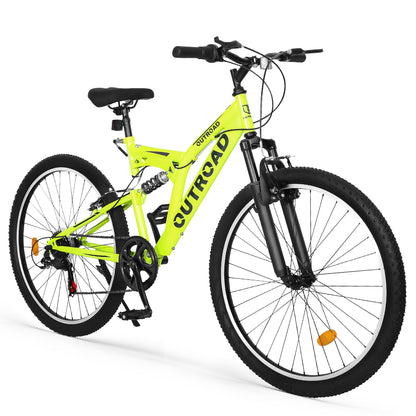 
OUTROAD 26-Inch 7-Speed Mountain Bike — Green