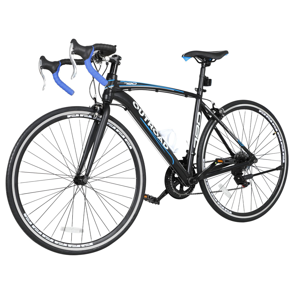 
OUTROAD 700C 14-Speed Road Bike — FT-blue