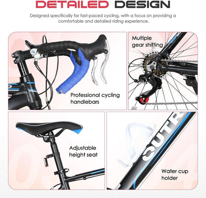 
OUTROAD bicycle details and lifestyle image