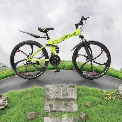
OUTROAD bicycle details and lifestyle image